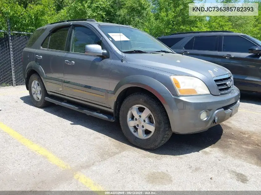 2008 Kia Sorento Ex VIN: KNDJC736385782393 Lot: 42232909