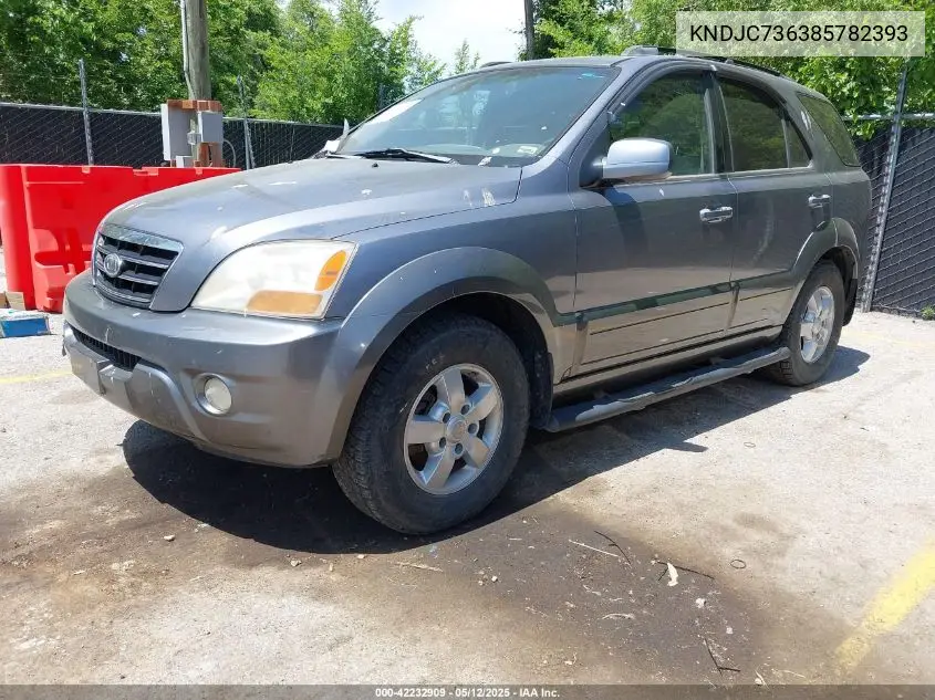 2008 Kia Sorento Ex VIN: KNDJC736385782393 Lot: 42232909