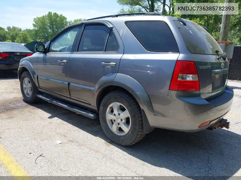 2008 Kia Sorento Ex VIN: KNDJC736385782393 Lot: 42232909