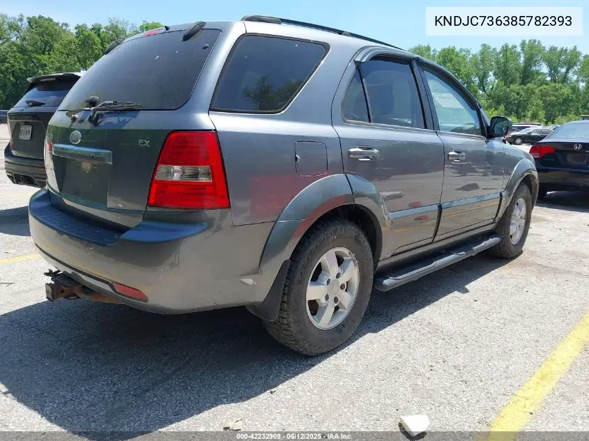 2008 Kia Sorento Ex VIN: KNDJC736385782393 Lot: 42232909