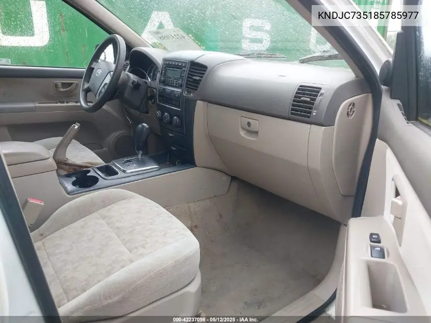 2008 Kia Sorento Lx VIN: KNDJC735185785977 Lot: 42237098