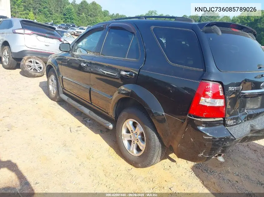 2008 Kia Sorento Ex VIN: KNDJC736085789026 Lot: 42561448