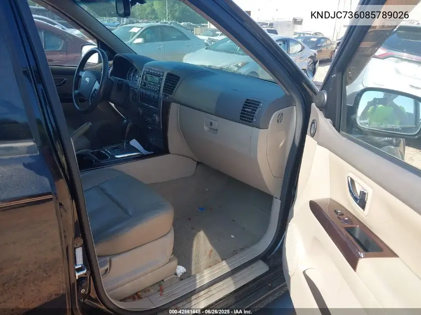 2008 Kia Sorento Ex VIN: KNDJC736085789026 Lot: 42561448