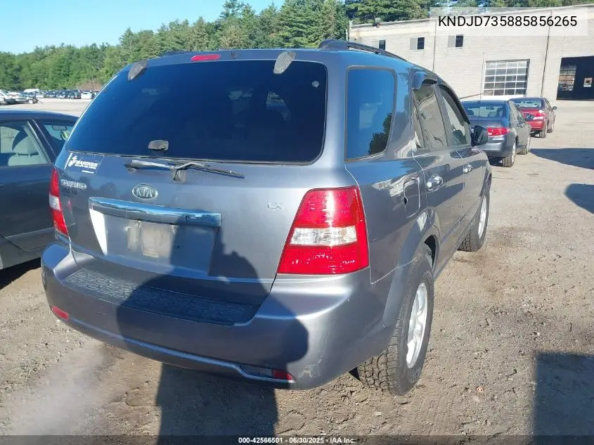 2008 Kia Sorento Ex/Lx VIN: KNDJD735885856265 Lot: 42566501
