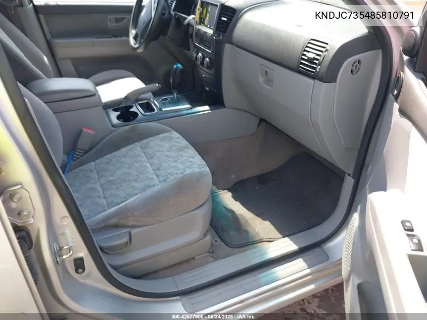2008 Kia Sorento Lx VIN: KNDJC735485810791 Lot: 42577900