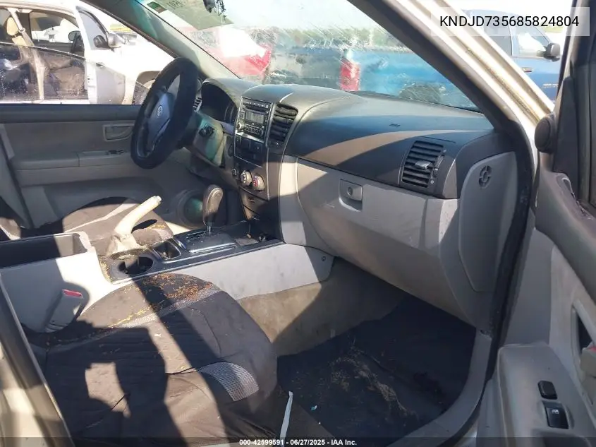 2008 Kia Sorento Lx VIN: KNDJD735685824804 Lot: 42599591