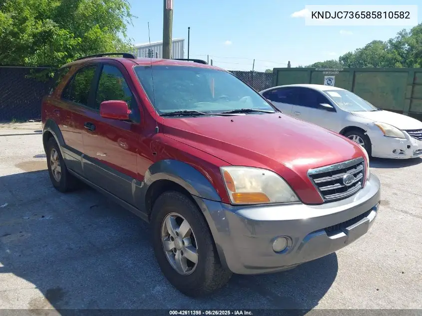 2008 Kia Sorento Ex VIN: KNDJC736585810582 Lot: 42611398