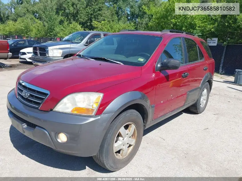 2008 Kia Sorento Ex VIN: KNDJC736585810582 Lot: 42611398