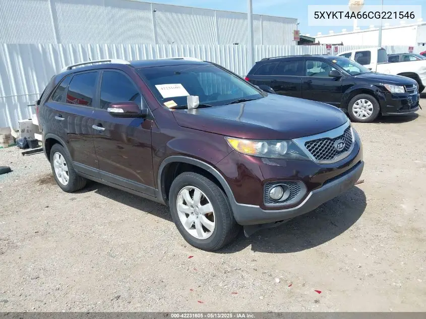 5xykt4a66cg221546 5XYKT4A66CG221546 2012 Kia Sorento Lx