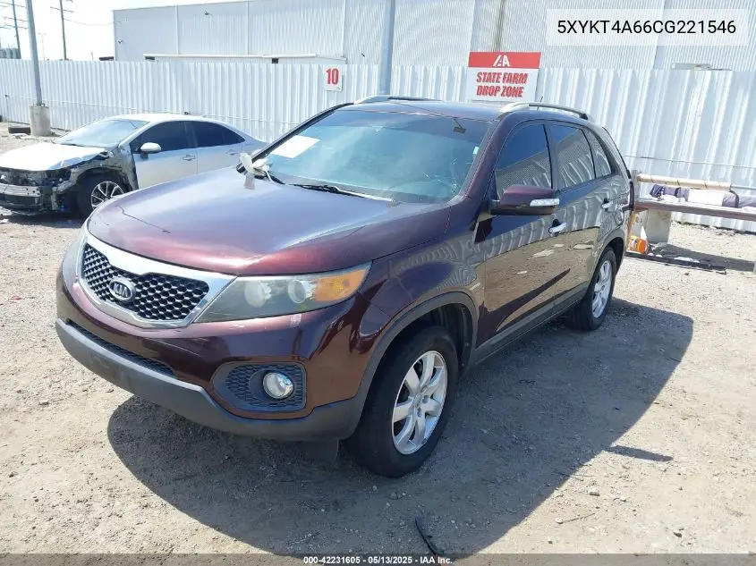 5xykt4a66cg221546 5XYKT4A66CG221546 2012 Kia Sorento Lx