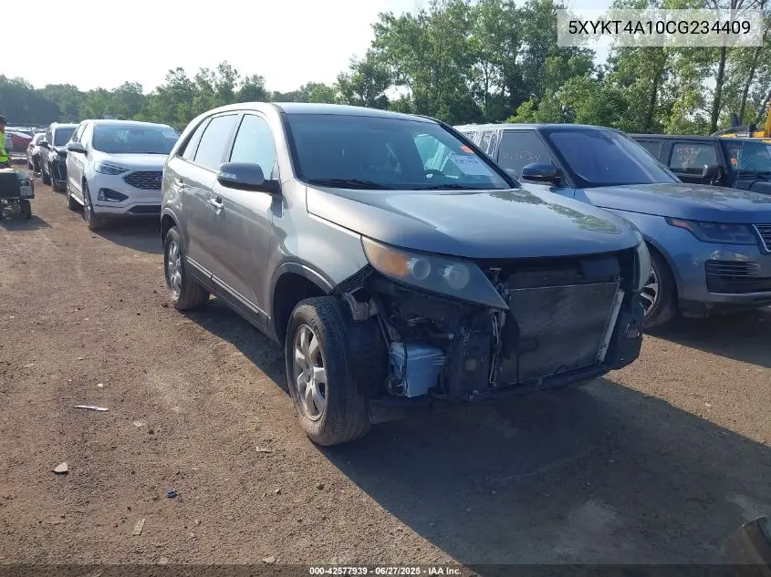 2012 Kia Sorento Lx VIN: 5XYKT4A10CG234409 Lot: 42577939