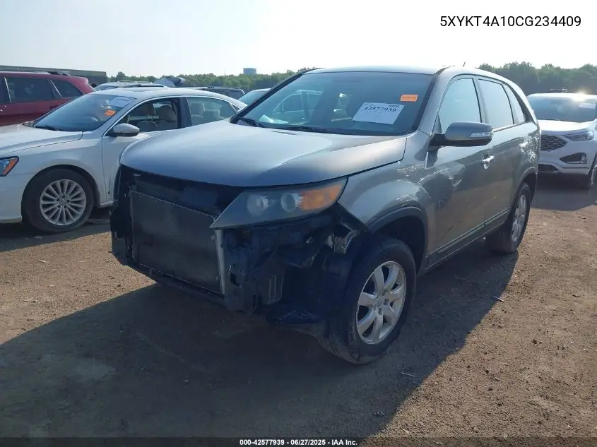 2012 Kia Sorento Lx VIN: 5XYKT4A10CG234409 Lot: 42577939
