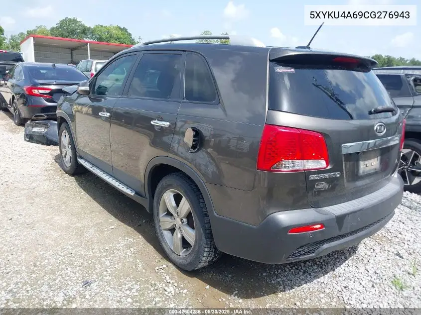 2012 Kia Sorento Ex VIN: 5XYKU4A69CG276943 Lot: 42604286
