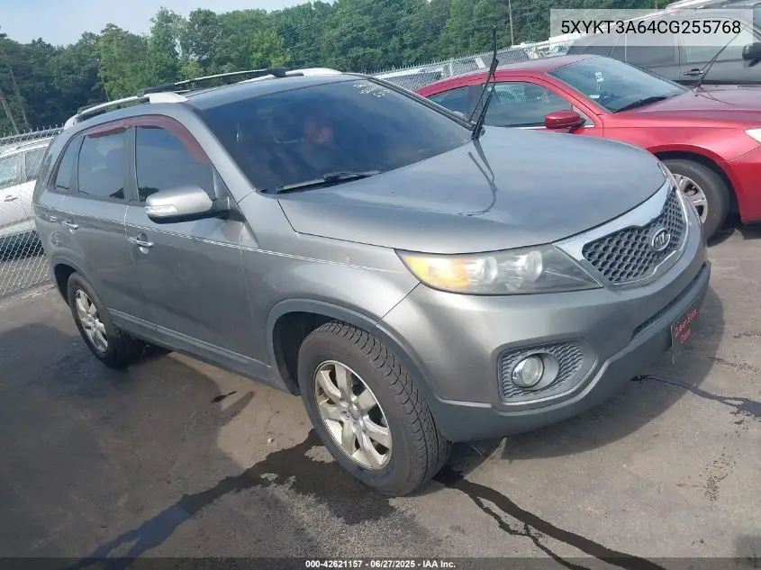 2012 Kia Sorento Lx VIN: 5XYKT3A64CG255768 Lot: 42621157
