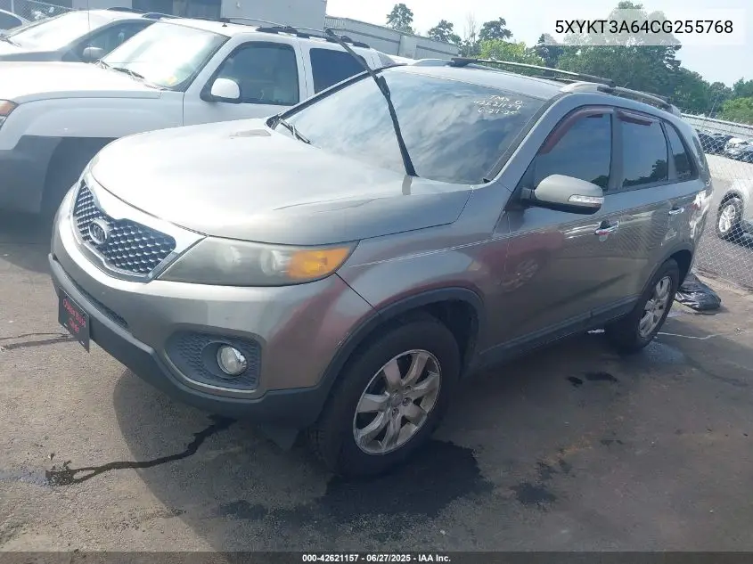 2012 Kia Sorento Lx VIN: 5XYKT3A64CG255768 Lot: 42621157