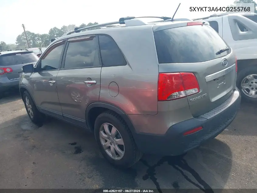 2012 Kia Sorento Lx VIN: 5XYKT3A64CG255768 Lot: 42621157