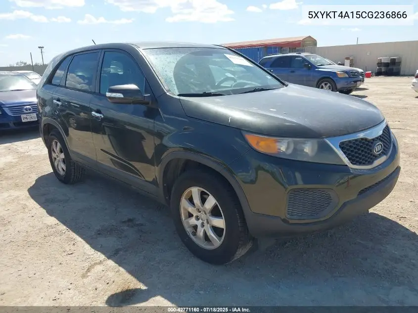 2012 Kia Sorento Lx VIN: 5XYKT4A15CG236866 Lot: 42771160