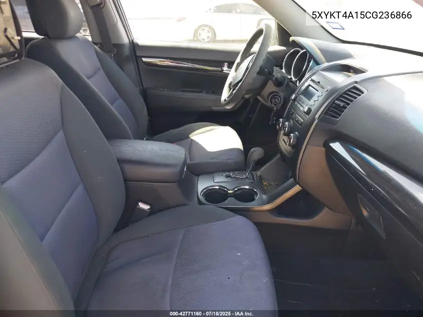 2012 Kia Sorento Lx VIN: 5XYKT4A15CG236866 Lot: 42771160