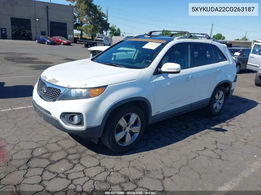 2012 Kia Sorento Ex V6 VIN: 5XYKUDA22CG263187 Lot: 42772360