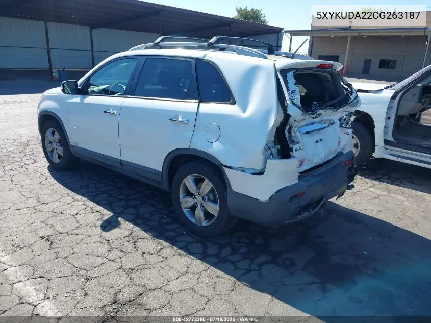 2012 Kia Sorento Ex V6 VIN: 5XYKUDA22CG263187 Lot: 42772360
