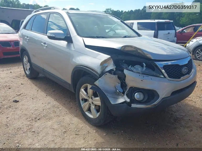 2013 Kia Sorento Ex V6 VIN: 5XYKU4A27DG359317 Lot: 42212653