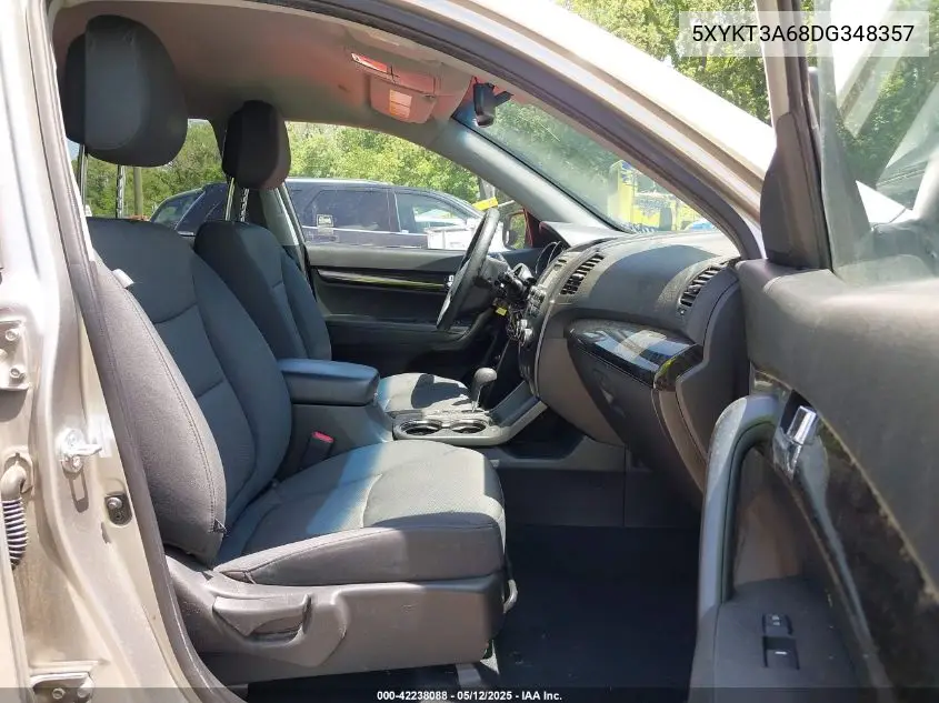 2013 Kia Sorento Lx VIN: 5XYKT3A68DG348357 Lot: 42238088