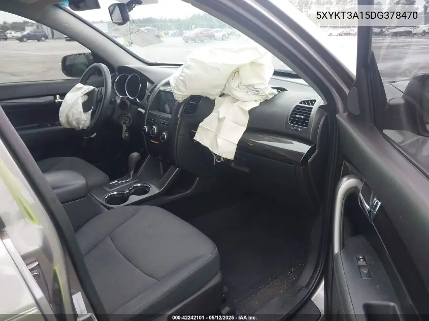 2013 Kia Sorento Lx VIN: 5XYKT3A15DG378470 Lot: 42242101