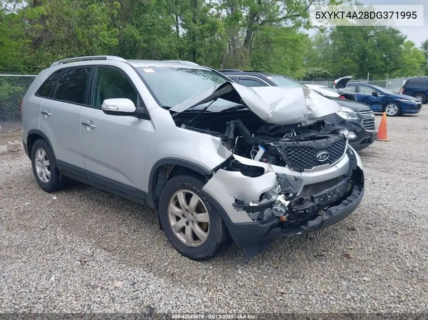 2013 Kia Sorento Lx V6 VIN: 5XYKT4A28DG371995 Lot: 42245076