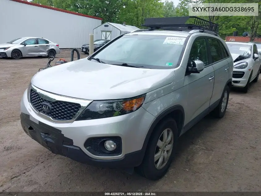 2013 Kia Sorento Lx VIN: 5XYKT3A60DG338695 Lot: 42252721
