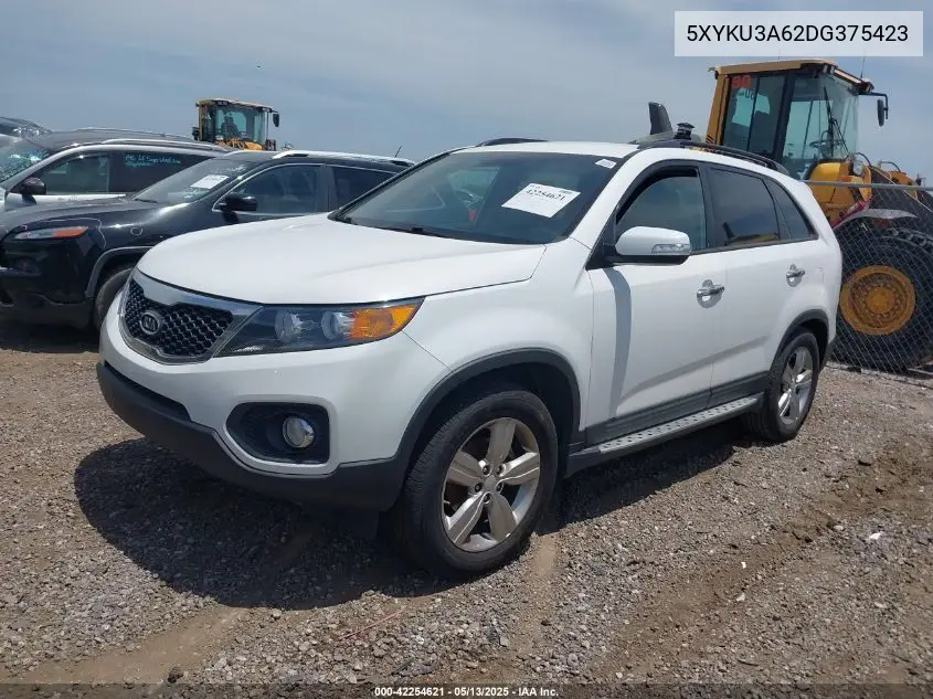 5xyku3a62dg375423 5XYKU3A62DG375423 2013 Kia Sorento Ex