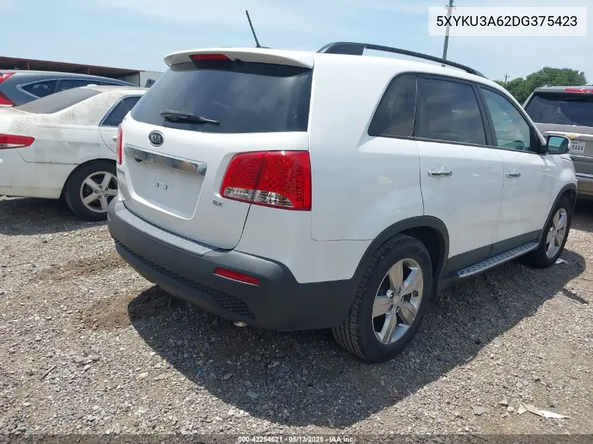 5xyku3a62dg375423 5XYKU3A62DG375423 2013 Kia Sorento Ex