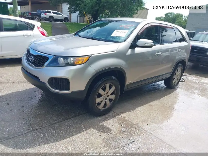 2013 Kia Sorento Lx VIN: 5XYKTCA69DG375633 Lot: 42262408