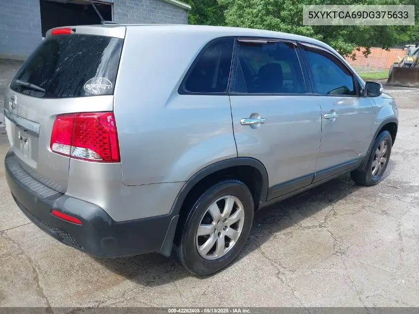 2013 Kia Sorento Lx VIN: 5XYKTCA69DG375633 Lot: 42262408