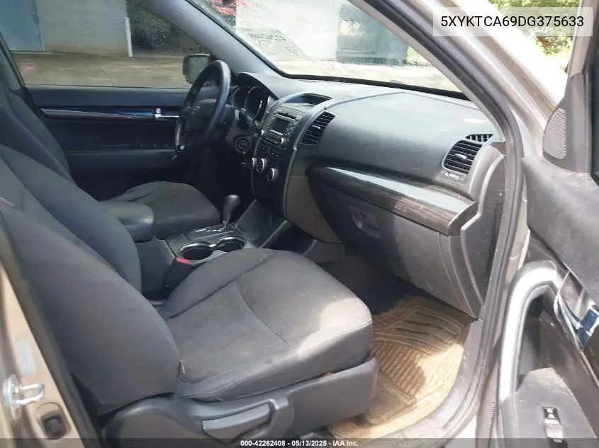 2013 Kia Sorento Lx VIN: 5XYKTCA69DG375633 Lot: 42262408