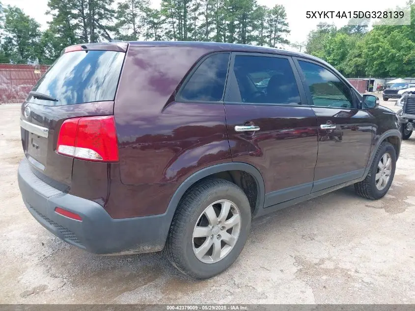 2013 Kia Sorento Lx VIN: 5XYKT4A15DG328139 Lot: 42379009