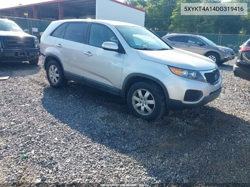 5xykt4a14dg319416 5XYKT4A14DG319416 2013 Kia Sorento Lx