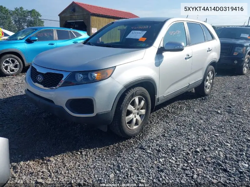 5xykt4a14dg319416 5XYKT4A14DG319416 2013 Kia Sorento Lx
