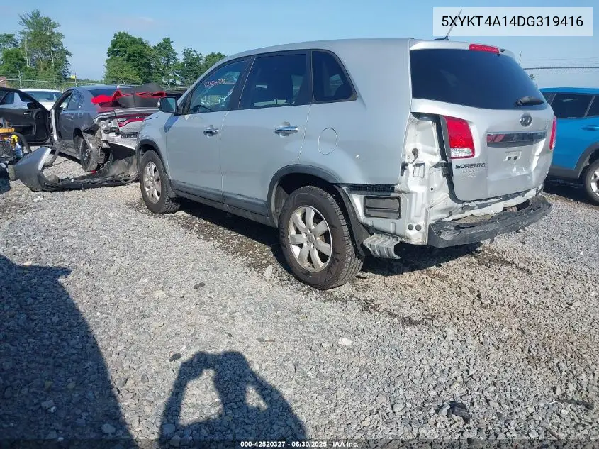 5xykt4a14dg319416 5XYKT4A14DG319416 2013 Kia Sorento Lx