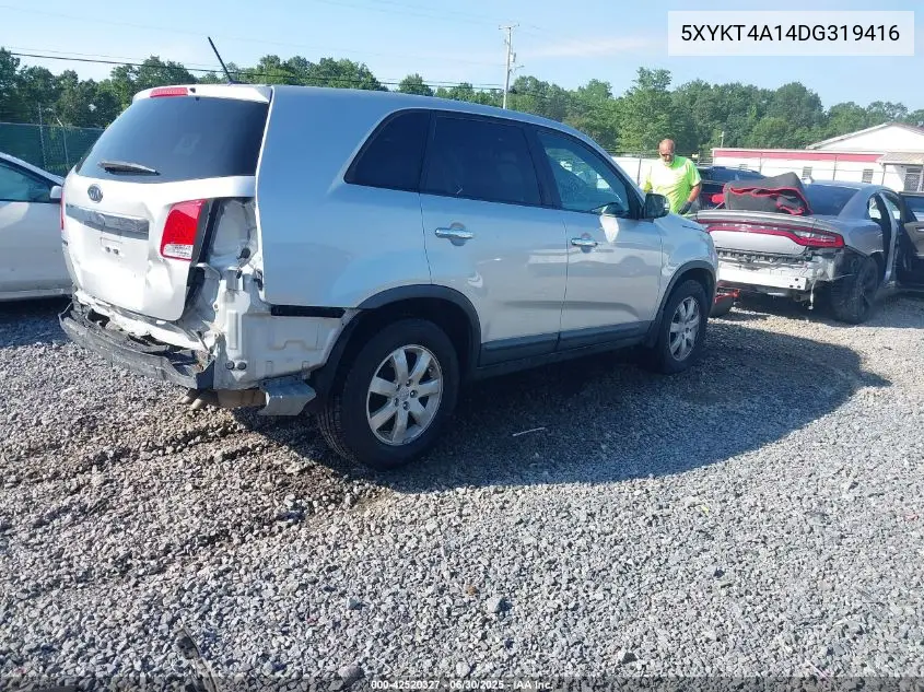 5xykt4a14dg319416 5XYKT4A14DG319416 2013 Kia Sorento Lx