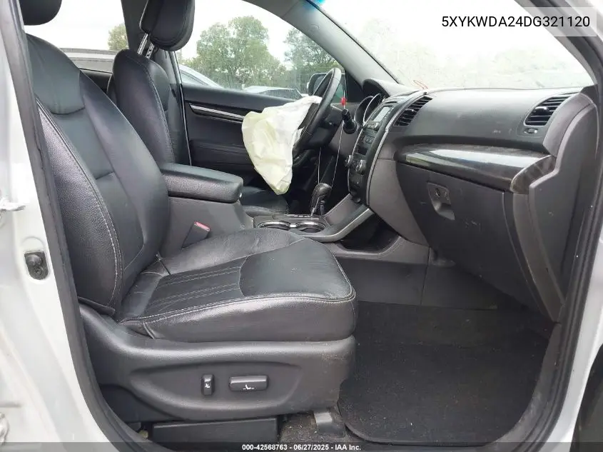 2013 Kia Sorento Sx V6 VIN: 5XYKWDA24DG321120 Lot: 42568763