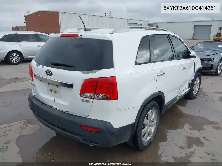 2013 Kia Sorento Lx VIN: 5XYKT3A61DG414361 Lot: 42595204