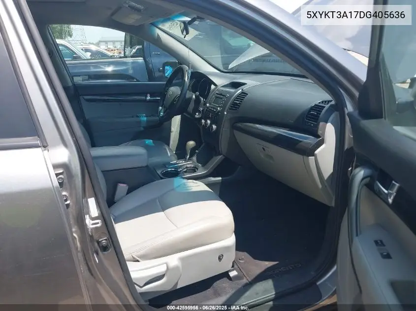 2013 Kia Sorento Lx VIN: 5XYKT3A17DG405636 Lot: 42595956