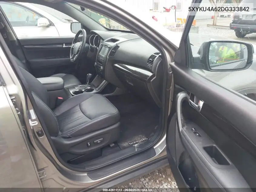 2013 Kia Sorento Ex VIN: 5XYKU4A62DG333842 Lot: 42611113