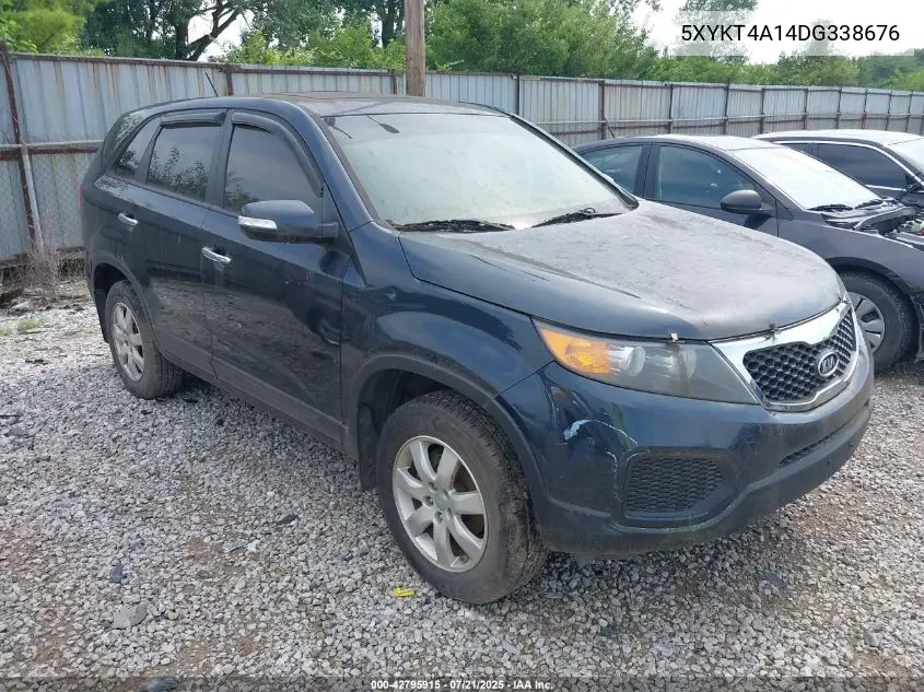 2013 Kia Sorento Lx VIN: 5XYKT4A14DG338676 Lot: 42795915