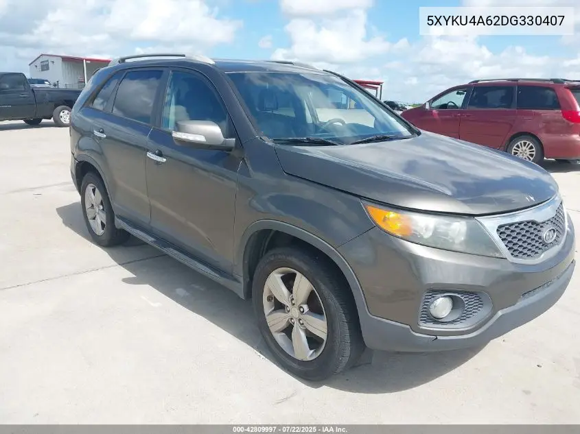 2013 Kia Sorento Ex VIN: 5XYKU4A62DG330407 Lot: 42809997