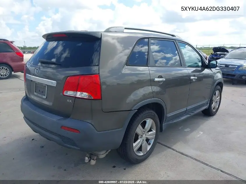 2013 Kia Sorento Ex VIN: 5XYKU4A62DG330407 Lot: 42809997