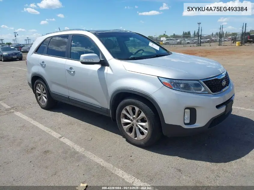 2014 Kia Sorento Ex V6 VIN: 5XYKU4A75EG493384 Lot: 42261804