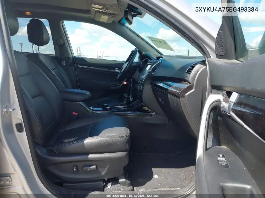 2014 Kia Sorento Ex V6 VIN: 5XYKU4A75EG493384 Lot: 42261804