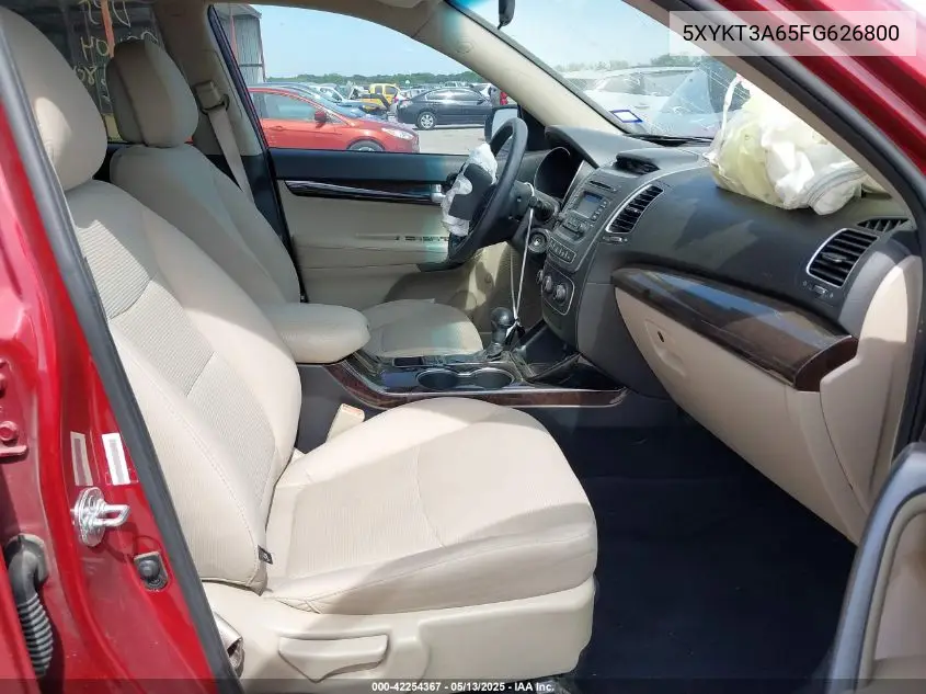 5xykt3a65fg626800 5XYKT3A65FG626800 2015 Kia Sorento Lx