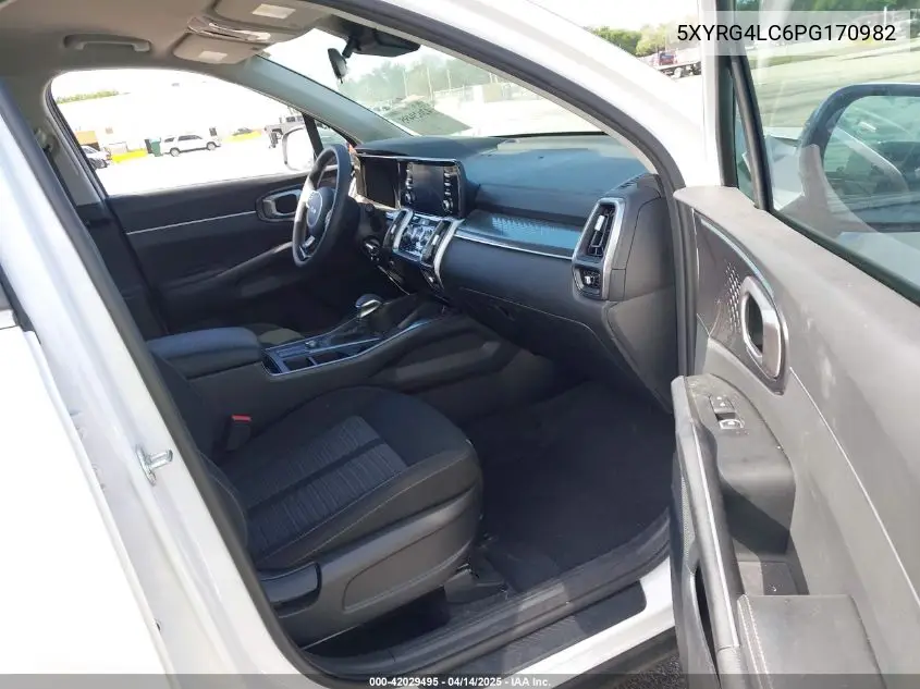 2023 Kia Sorento Lx VIN: 5XYRG4LC6PG170982 Lot: 42029495